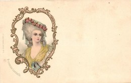 ** T1 Princesse Lamballe, Art Nouveau, A. Sockl Serie I. No. 5. Litho - Zonder Classificatie