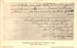 T2 Autograph Letter Of George Washington From 1793 - Zonder Classificatie