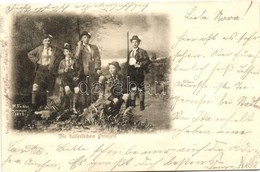 T2/T3 'Die Kaiserlichen Prinzen' / The German Imperial Princes In Traditional Bavarian Breeches 'Lederhosen' (EK) - Non Classés