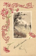 T2 Floral Greeting Card, Emb. Litho - Ohne Zuordnung