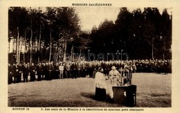 ** T1 Missions Salesiennes / Japanese Religious Scene, Friends Of The Mission Has The Blessing Of The New Small Seminar - Ohne Zuordnung