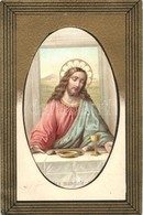 ** T2/T3 Jesus At The Last Supper, Golden Art Postcard, B.N.K. Serie 80. Litho (EK) - Non Classés