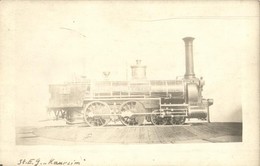 * T2 NStB Kaurzim, Cs. Kir. Északi Államvasút Gőzmozdonya / Austro-Hungarian Railways Locomotive, Photo - Non Classificati