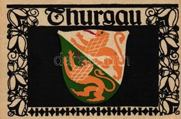 ** T1 Thurgau; Coat Of Arms, Entwurf Von Paul Hosch Und Hans Melching, Schweizer Werkstätten Postkarte - Non Classificati