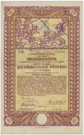 Budapest 1917. 'A Magyar Korona Országai, 5-1/2%-kal Kamatozó Járadékkölcsön - államadóssági Kötvény' 10.000K-ról Szelvé - Unclassified