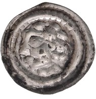 1180-1240. Bracteata Ag 'III. Béla - IV. Béla' (0,26g) T:1-,2 / 
Hungary 1180-1240. Bracteata Ag 'Bela III/IV' (0,26g) C - Unclassified