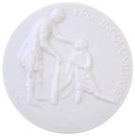 DN 'Pro Incolumitate' Jelzett Herendi Bisquit Porcelán Karton Tokban (66mm) T:1 - Unclassified