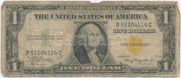 Amerikai Egyesült Államok 1934-1945. (1935A) 1$ 'Silver Certificate - Kisméretű' Sárga Pecsét, 'William Alexander Julian - Non Classificati