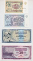 Jugoszlávia 1968. 50D + 1974. 20D + Szovjetunió 1991. 1R + 5R T:I,I-
Yugoslavia 1968. 50 Dinara + 1974. 20 Dinara + Sovi - Zonder Classificatie