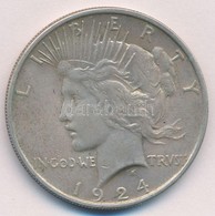 Amerikai Egyesült Államok 1924. 1$ Ag 'Béke' T:2
USA 1924. 1 Dollar Ag 'Peace' C:XF
Krause KM#150 - Zonder Classificatie