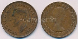 Ausztrália 1952. 1p Br 'VI. György' + 1953. 1p Br 'II. Erzsébet' T:2
Australia 1952. 1 Penny Br 'George VI' + 1953. 1 Pe - Non Classés