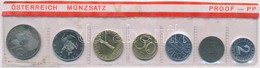 Ausztria 1978. 2gr-10Sch (7xklf) Forgalmi Sor Lezárt Enyhén Sérült Fólia Tokban T:1 (eredetileg PP)
Austria 1978. 2 Gros - Unclassified