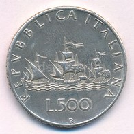 Olaszország 1965R 500L Ag 'Kolumbusz Hajói' T:2
Italy 1965R 500 Lire Ag 'Columbus' Ships' C:XF
Krause KM#98 - Non Classés