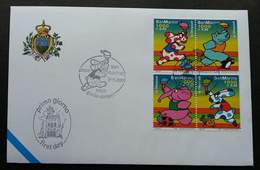 San Marino Summer Olympic Games Sydney 2000 (FDC) - Cartas & Documentos