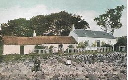 Old Colour Postcard, Scotland, Isle Of Arran, Firth Of Clyde, Gorcher Jocky's, Lamlash. Houses, Cottages, Scenery. - Bute