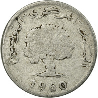 Monnaie, Tunisie, 5 Millim, 1960, Paris, TB, Aluminium, KM:282 - Tunisia