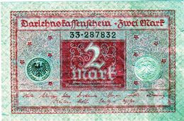 Billet Allemand De 2 Mark Le 1 Mars 1920 - ROUGE En S U P - - 1 Mark