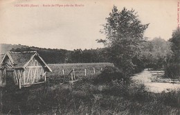 Rare Cpa Fourges Bords De L'Epte Près Du Moulin - Fourges