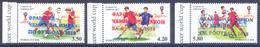 2019. Tajikistan, France - World Football Champions'2018, 3v Perforated With Overprints, Mint/** - Tadschikistan