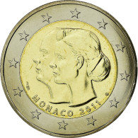 Monaco, 2 Euro, 2011, Mariage Princier - Mónaco