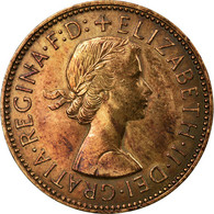 Monnaie, Grande-Bretagne, Elizabeth II, 1/2 Penny, 1957, TB+, Bronze, KM:896 - C. 1/2 Penny