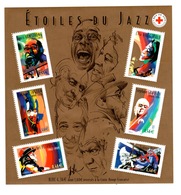 YV BF 50 N** Etoiles Du Jazz - Prix = Faciale Hors Surcharge Croix Rouge - Neufs