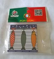 Portugal Magnet Motifs Traditionnels Sardines Coeurs - Magnets