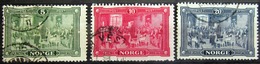 NORVEGE                    N° 88/90                      OBLITERE - Gebruikt