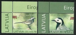 LETONIA /LATVIA /LETTLAND /LETTONIE -EUROPA 2019 -NATIONAL BIRDS.-"AVES - BIRDS -VÖGEL -OISEAUX"- SERIE 2 V.- CH IZQ - 2019