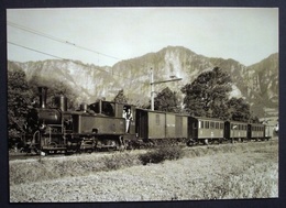 BAHN Dampfzug Rhätische Bahn Zwischen Landquart Und Malans - Landquart