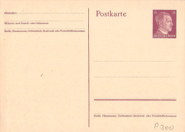 P300 Blanc Deutschland Deutsches Reich - Postkarten