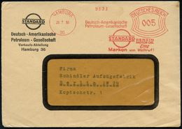 HAMBURG/ 36Deutsch-Amerikanische/ Petroleum-Gesellschaft/ STANDARD/ BENZIN/ MOTOR OEL/ Esso.. 1933 (28.7.) AFS (Logo) Au - Altri & Non Classificati