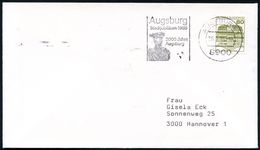 8900 AUGBURG 1 Bzw. 1/ Mr/ ..2000 Jahre/ Augsburg 1985 MWSt   U N D  SSt = Je Büste Des Kaisers Augustus , Je Klar Auf I - Archeologie