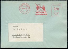 (23) NORDENHAM/ "MIDGARD"/ Deutsche Seeverkehrs AG. 1960 (9.5.) AFS = Midgard-Schlange, Nordische "Weltenschlange" Im My - Archeologie