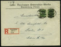 BRANDENBURG/ *(HAVEL) 1/ B 1923 (4.9.) 1K-Gitter A. Vordr.Bf.: Gebr. Reichstein Brennabor-Werke.. + RZ: Brandenburg/ (Ha - Coches