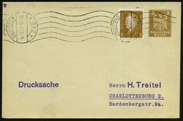 ZSCHOPAU 2/ * D K W * 1929 (16.12.) Seltener RoWellenSt. = Hauspostamt DKW-Fabrik Auf PU 3 Pf. Adler, Braun (Treitel, ME - Voitures