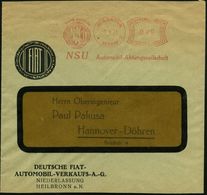 HEILBRONN/ *(NECKAR) 2/ FAHR AUCH DU/ NSU/ Automobil Aktiengesellschaft 1933 (5.4.) Seltener AFS "Komusina" = Altes NSU- - Cars