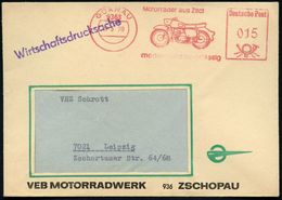 9363 GORNAU/ MZ-ERSATZTEILVERTRIEB 1970 (17.3.) AFS = Motorrad "M Z" , Klar Gest. Inl.-Firmen-Bf. Mit Firmen-Logo, Schön - Motorbikes