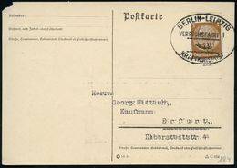 BERLIN-LEIPZIG/ VERSUCHSFAHRT 1/ KRAFTKURSPOST 1936 (5.5.) Seltener Oval-St Von Der Eröffnungsfahrt! , Inl.-Karte + Kopi - Automobili