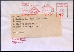 5300 BONN-BAD GODESBERG 1/ Gegen/ Innerortsunfälle/ Der/ Bundesminster/ Für Verkehr.. 1976 (10.11.) AFS = Kreuzung Mit R - Unfälle Und Verkehrssicherheit