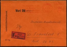 823 BAD REICHENHALL/ Landeszentralbank/ In Bayern/ ..Deutsche Bundesbank 1974 (6.6.) AFS 260 Pf. + Orange VZ: 823 Bad/Re - Ohne Zuordnung