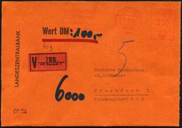 858 BAYREUTH 1/ Landeszentralbank/ In Bayern 1972 (15.8.) AFS 260 Pf. + Roter VZ: 858 Bayreuth 1 , Seltener Inl.-Wert-Bf - Ohne Zuordnung