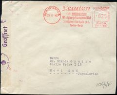 BERLIN-BRITZ 1/ Ceadon/ Ein Natürliches/ Stuhlregelungsmittel/ J.D.Riedel-E De Haen A.G. 1940 (29.6.) AFS 025 Pf. + OKW- - Scheikunde