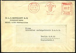 BEUEL/ Dr.L.C.MARQUART A.G./ GEGR.1846 1942 (3.7.) AFS (Firmenlogo) Firmen-Fern-Bf. (Dü.E-5CGo) - CHEMIE / PRODUKTE / CH - Scheikunde
