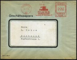 HAMBURG/ 13/ ÖLHAG.. 1935 (22.7.) AFS (Adlerkopf-Logo) Inl.-Bf. (Dü.E-3BAh) - CHEMIE / PRODUKTE / CHEMISCHE INDUSTRIE -  - Scheikunde