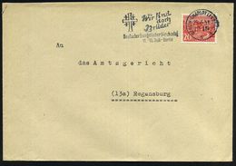 BERLIN-CHARLOTTENBURG 2/ S/ Wir Sind/ Doch/ Brüder/ Deutscher Evangel.Kirchentag 1951 (25.6.) MWSt = Jerusalem-Kreuz , K - Christendom