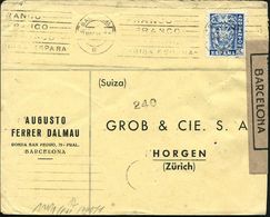 SPANIEN 1944 (12.5.) 75 C. "Heiliges Jahr", EF = Kapitell Der Wallfahrts-Kathedrale V. Santiago De Compostela (= Pilger) - Christendom