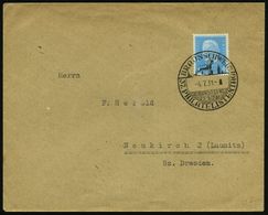 BRAUNSCHWEIG/ 8.BUNDESTAG/ 37.PHILATELISTENTAG 1931 (4.7.) Seltener SSt = Heinrichs Löwendenkmal (vor Stadtsilhouette) K - Otros & Sin Clasificación