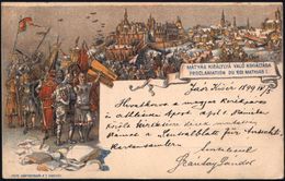 UNGARN 1899 (6.4.) 2 F. Sonder-BiP "1000 Jahre Ungarn", Braun: PROCLAMATION DU ROI MATHIAS I. = Ritter (vor Verschneiter - Andere & Zonder Classificatie