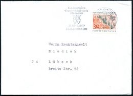 32 HILDESHEIM 1/ Md/ 125.Jahresfest/ Gustav-Adolf-Werk/ Hannover/ GAW.. 1969 (Okt.) Seltener MWSt (Monogr.-Logo M.Kreuz) - Altri & Non Classificati